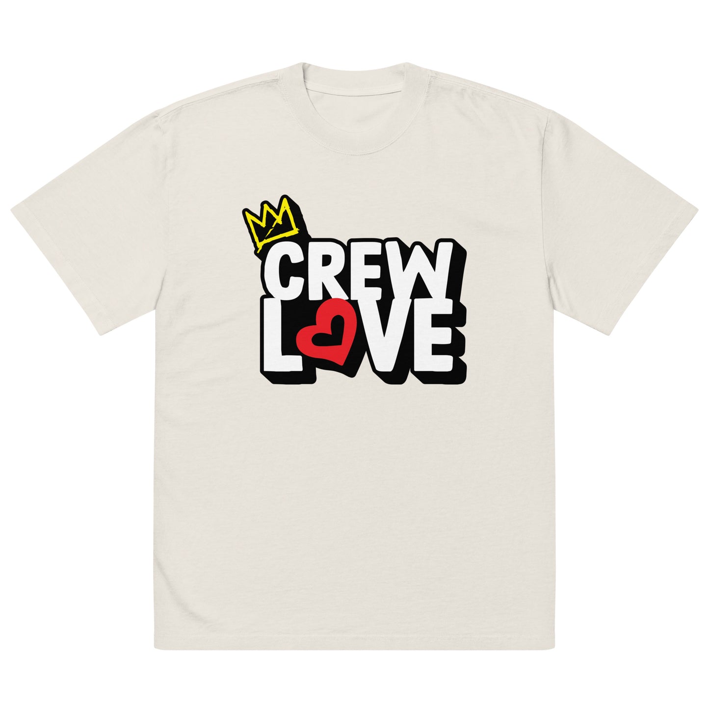 Crew Love Oversized Faded T-shirt