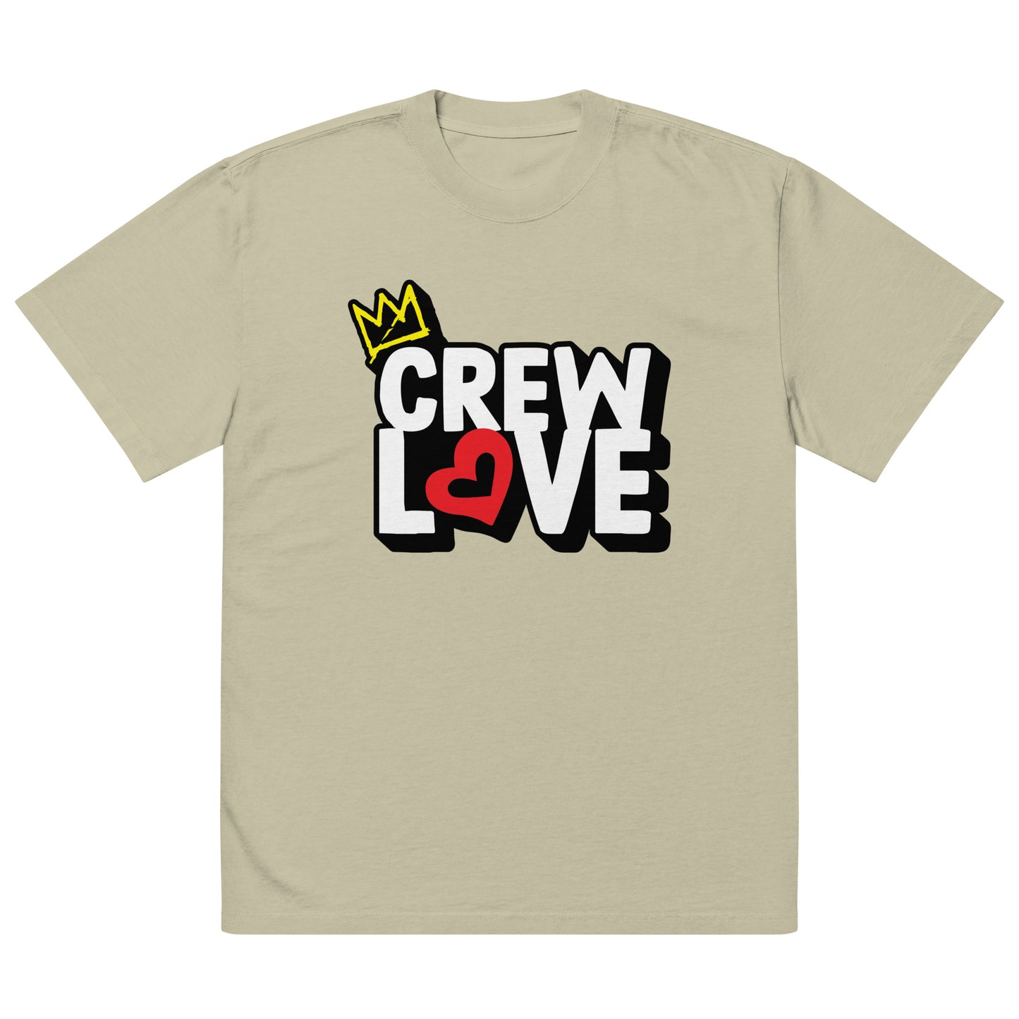 Crew Love Oversized Faded T-shirt