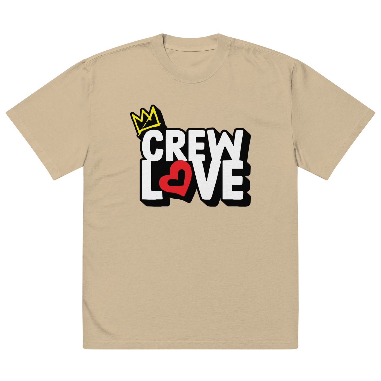 Crew Love Oversized Faded T-shirt