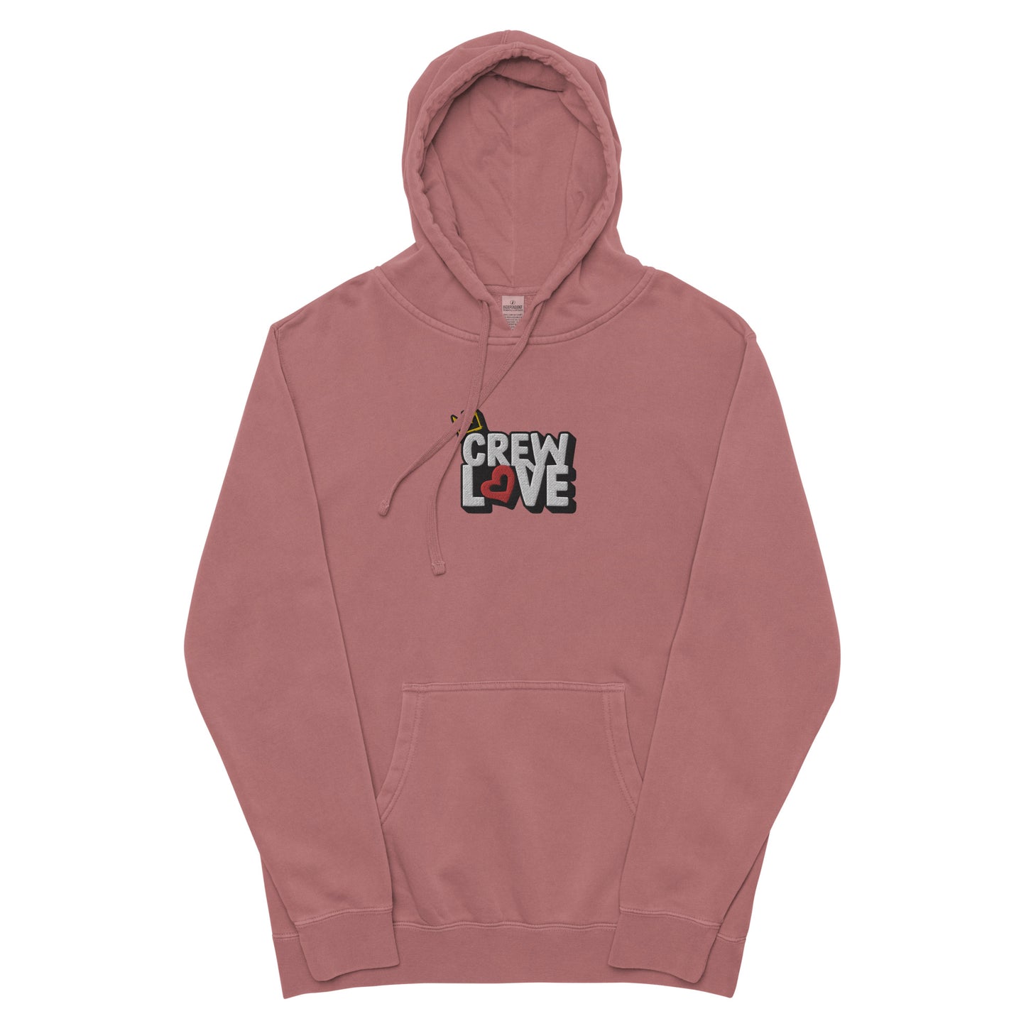 Crew Love Premium Unisex Pigment-Dyed Hoodie