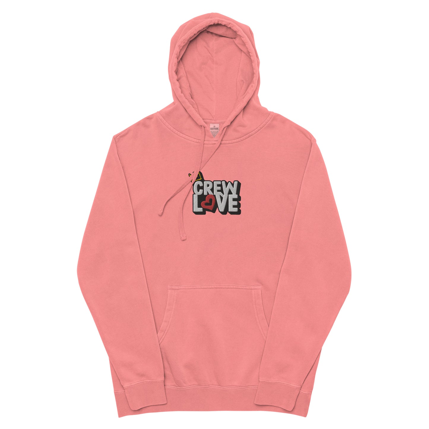 Crew Love Premium Unisex Pigment-Dyed Hoodie