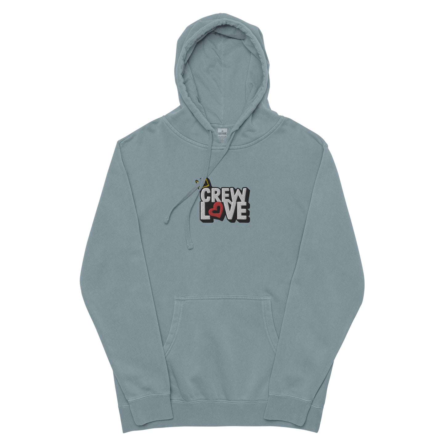 Crew Love Premium Unisex Pigment-Dyed Hoodie