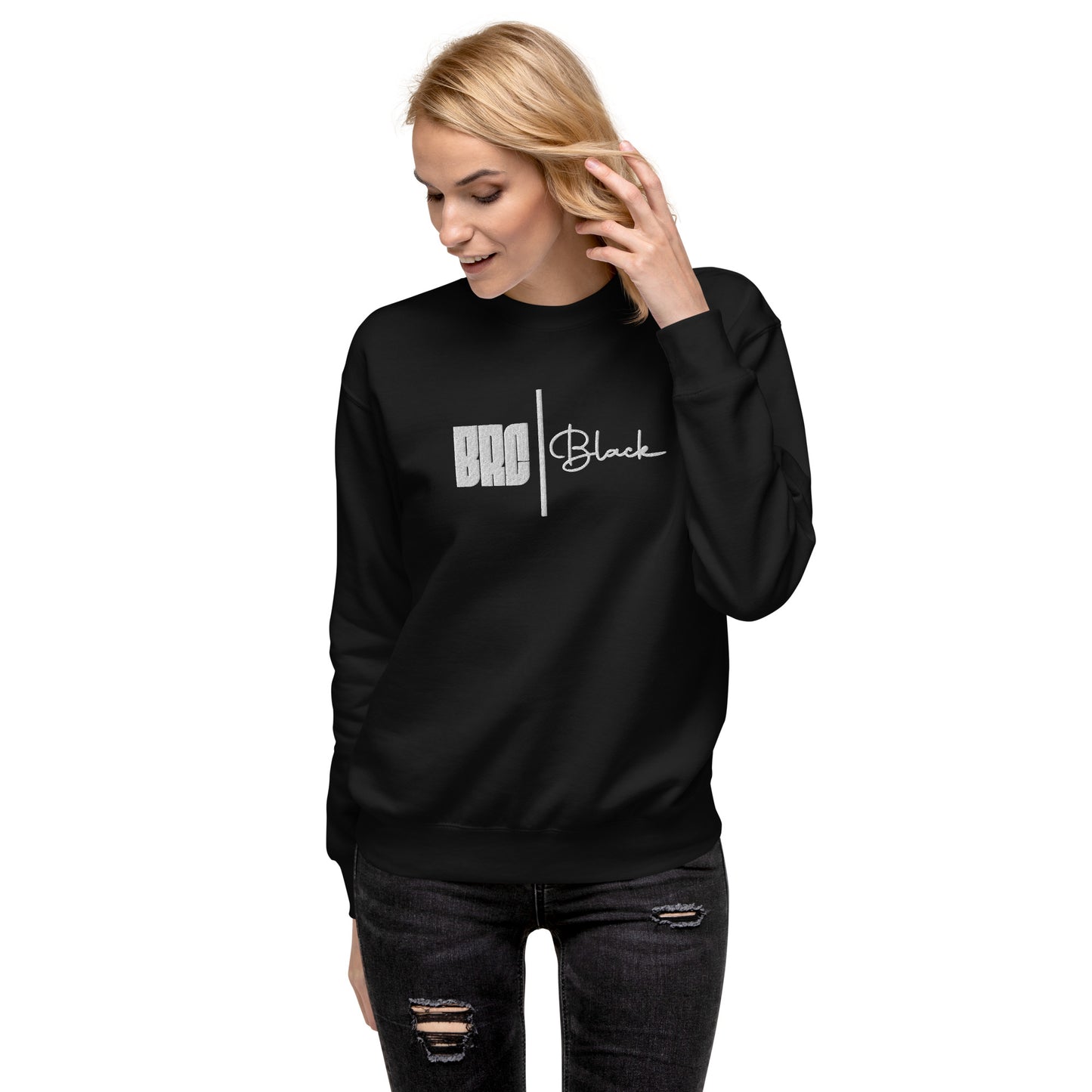 BRC Black Unisex Premium Sweatshirt